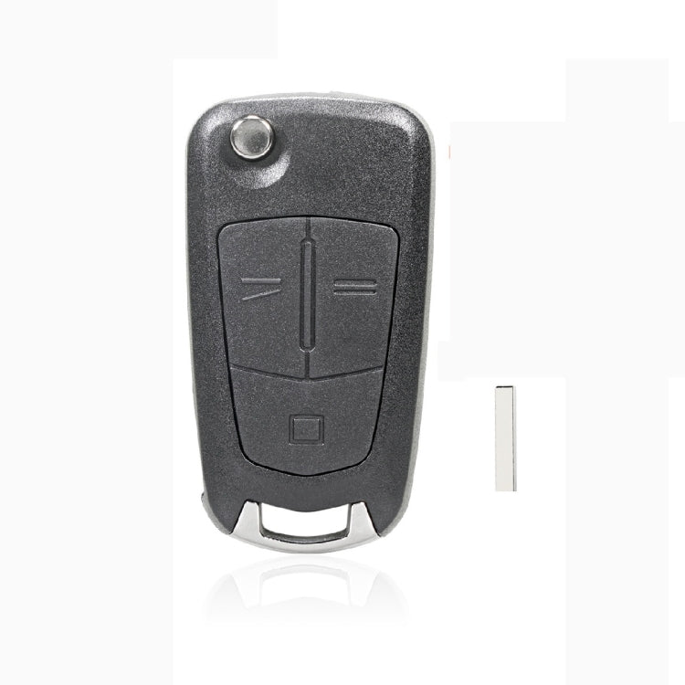 For Opel Car Foldable Blade Key Case with Screw Hole, 2-button HU100 without Slot, 3-button HU100 without Slot