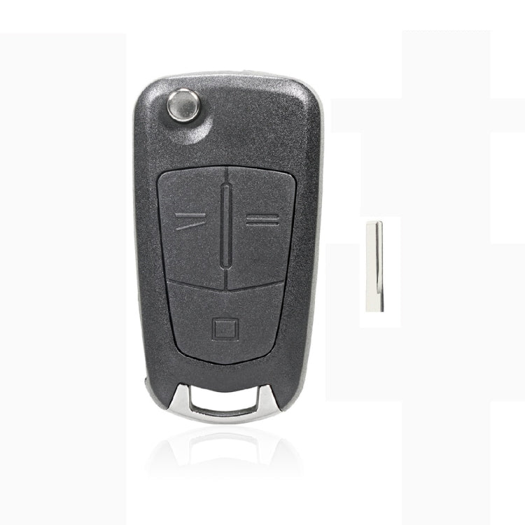 For Opel Car Foldable Blade Key Case with Screw Hole, 2-button HU100 without Slot, 3-button HU100 without Slot, 3-button HU43 Milling Embryo