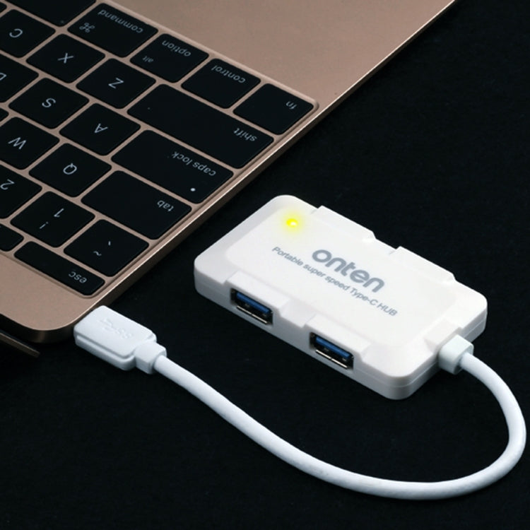 Onten OTN-9102 4-port USB3.0 Portable HUB Docking Station
