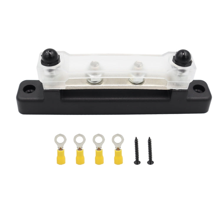 CP-3118 150A 12-48V RV Yacht Single-row 2-way Busbar with 4pcs Terminals, CP-3118, CP-3119