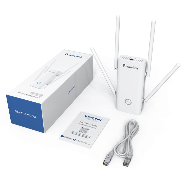 Wavlink AERIAL D4X AX1800Mbps Dual Frequency WiFi Signal Amplifier WiFi6 Extender, WN583AX1