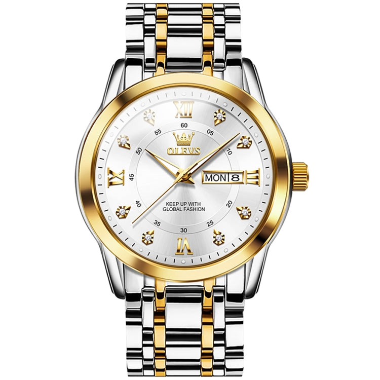 OLEVS 5513 Men Business Luminous Waterproof Quartz Watch
