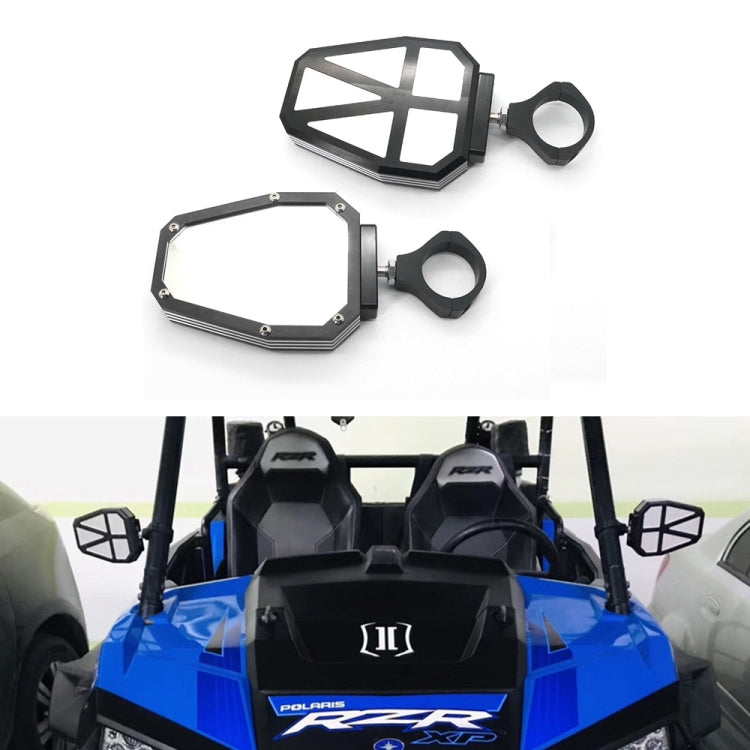 UTV-11 ATV / UTV Offroad Vehicle Rearview Mirror Side Mirror, 1.75-2 inch Universal, 1.75 inch, 2 inch