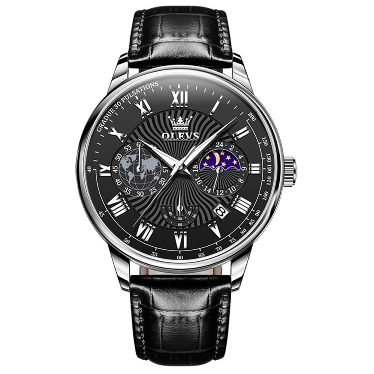 OLEVS 2893 Men Multifunctional Business Quartz Watch