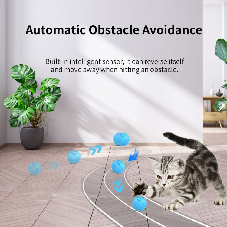 C2 5.5cm Intelligent Auto Pet Toy Cat Training Luminous Ball, No Remote Control, 5.5cm Auto, 5.5cm Remote Control