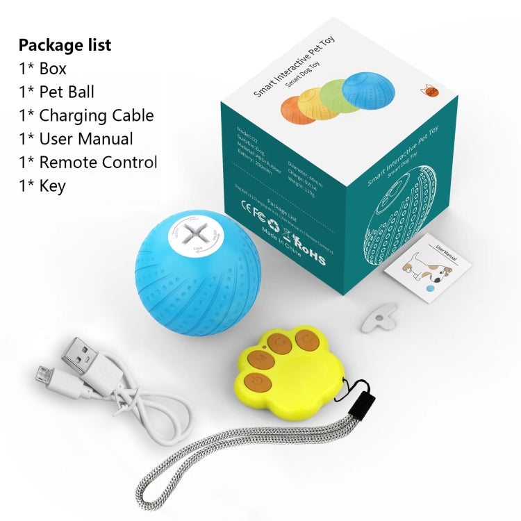 O2 6cm Intelligent Remote Control Pet Toy Dog Training Ball, Remote Control, Remote Control P, 6cm Remote Control