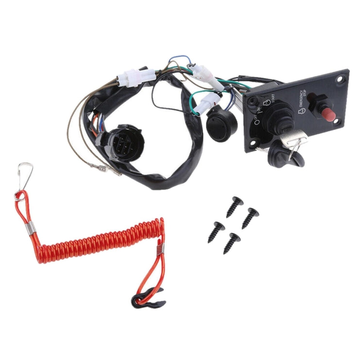 For Suzuki Outboard Key Ignition Switch Single Control Panel Starter Key 37100-96J24, 37100-96J24