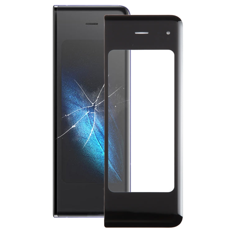LCD Secondary Screen Outer Glass Lens with OCA Optically Clear Adhesive, For Galaxy Z Fold7 SM-F966B, For Samsung Galaxy Z Fold6 SM-F956B, For Samsung Galaxy Z Fold5 SM-F946B, For Samsung Galaxy Z Fold4 SM-F936B/W23...