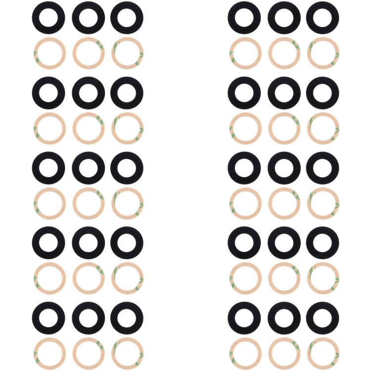 10set Back Camera Lens, For Samsung Galaxy M54 SM-M546B, For Samsung Galaxy M14 SM-M146B, For Samsung Galaxy A24 4G SM-A245F, For Samsung Galaxy F04 SM-E045F, For Samsung Galaxy A14 SM-A145F, For Samsung Galaxy M04 SM-M045F