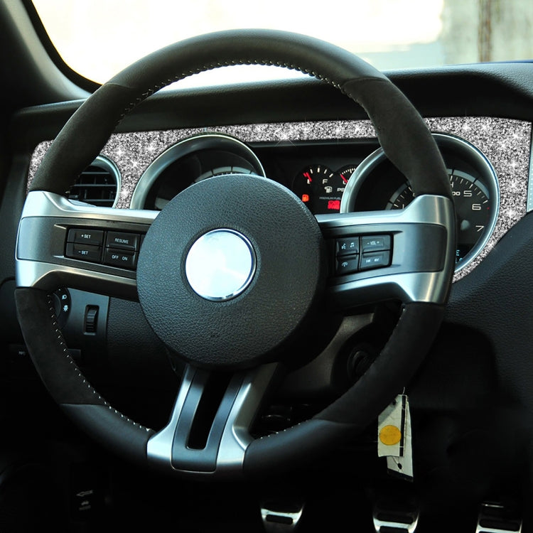 3pcs Car Left Air Outlet Dashboard Diamond Decoration Sticker, Left Hand Drive, Left Air Outlet Dashboard