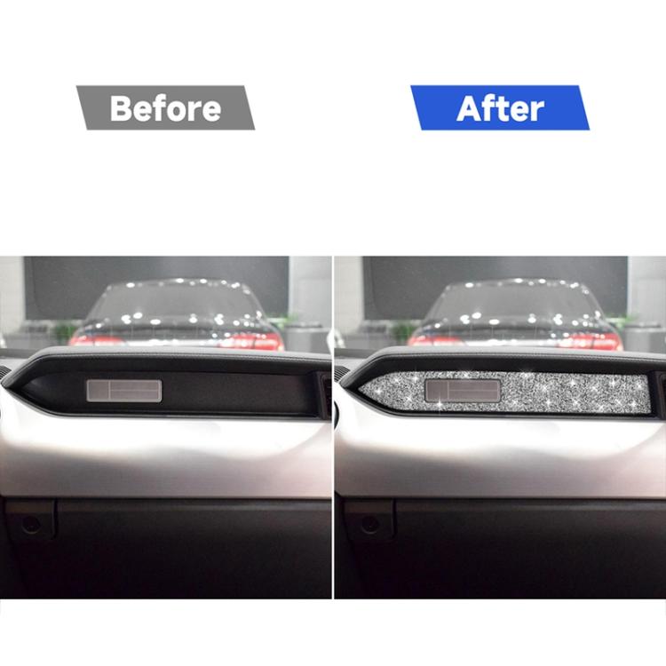 Car Dashboard Diamond Decoration Sticker, Left Drive, Dashboard, Left Drive