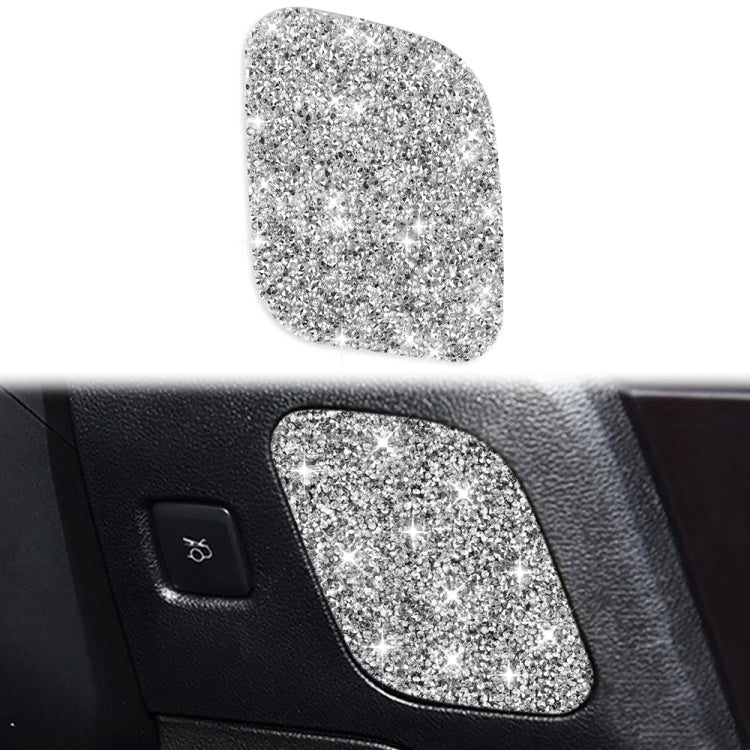 For Ford Mustang 2015-2020 Car Driver Seat Storage Box Diamond Decoration Sticker, Driver Seat Storage Box, Left Drive, Driver Seat Storage Box, Right Drive