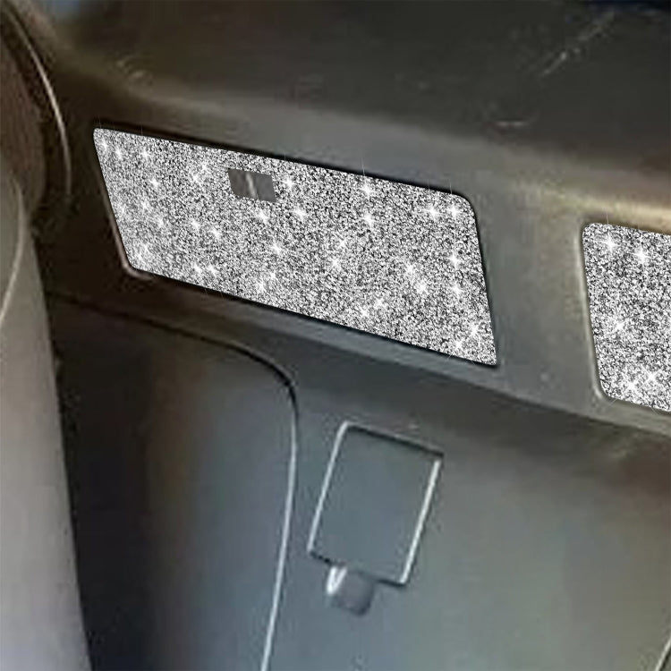 For Nissan 350Z 2003-2009 2pcs Car Storage Box Diamond Decorative Sticker,Left and Right Drive Universal, Car Storage Box