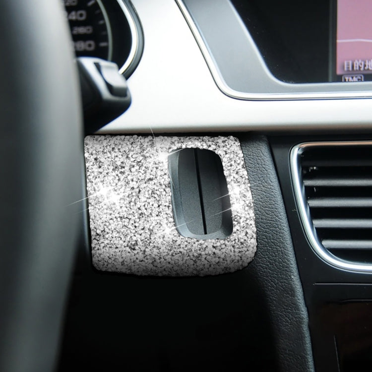 Car Keyhole Diamond Decoration Sticker, Left Drive, Keyhole