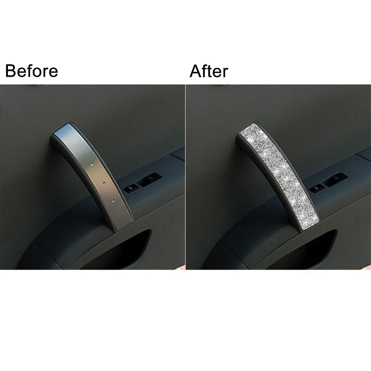 For Nissan 350Z 2003-2009 Car Passenger Side Door Handle Diamond Decorative Sticker, Right Drive, Car Passenger Side Door Handle, Right Drive