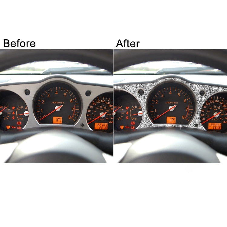 For Nissan 350Z 2006-2009 Car Speedometer Diamond Sticker,Left and Right Drive Universal, Car Speedometer