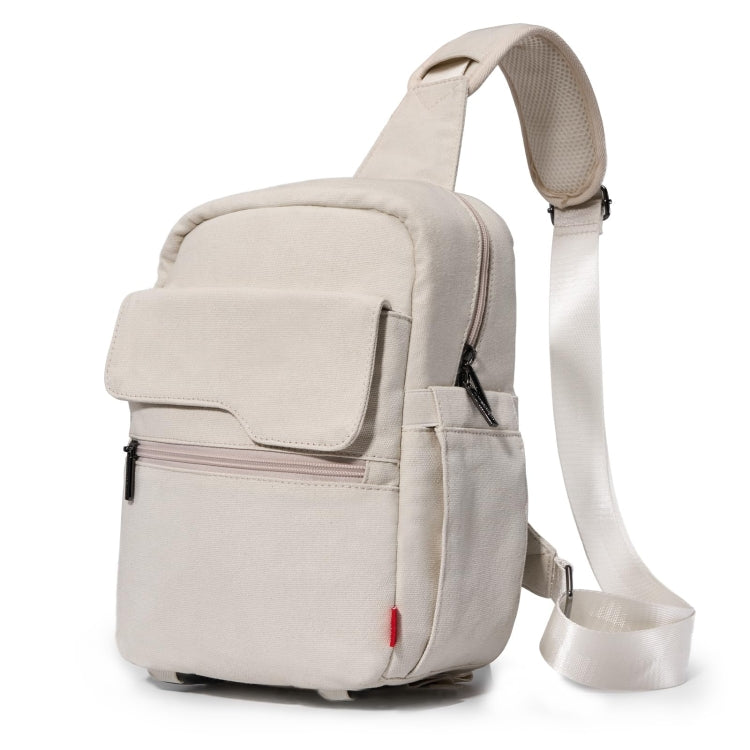 Cwatcun D93 Camera Bag Canvas Shoulder Bag, 19.5 x 13.5 x 25cm Black, 21 x 14 x 30cm Black, 21 x 14 x 30cm Beige
