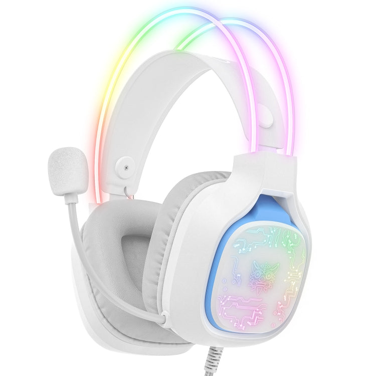ONIKUMA X22 USB + 3.5mm Colorful Light Wired Gaming Headset with Mic, Cable length: 1.8m, X22