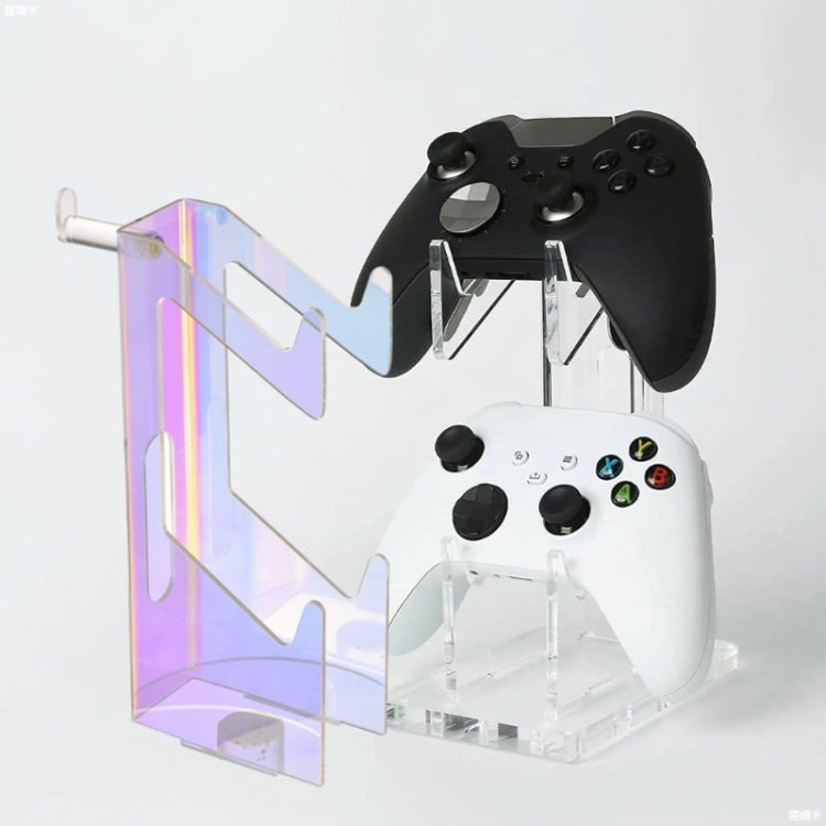 Acrylic Colorful Game Controller Headphone Storage Display Stand, Colorful Game Controller Display Stand