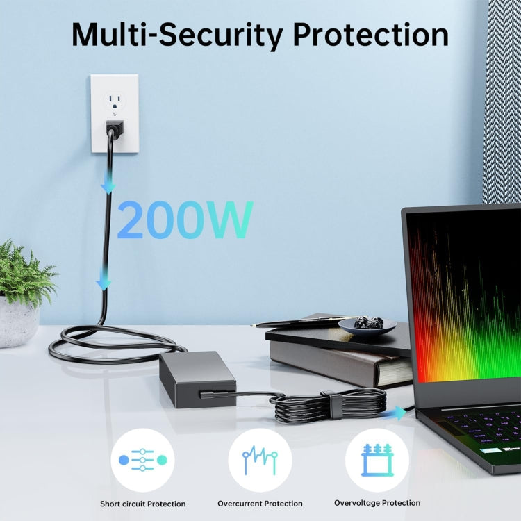 200W 20V 10A Laptop Notebook Power Adapter For Asus 6.0 x 3.7mm, EU Plug, US Plug, UK Plug, AU Plug