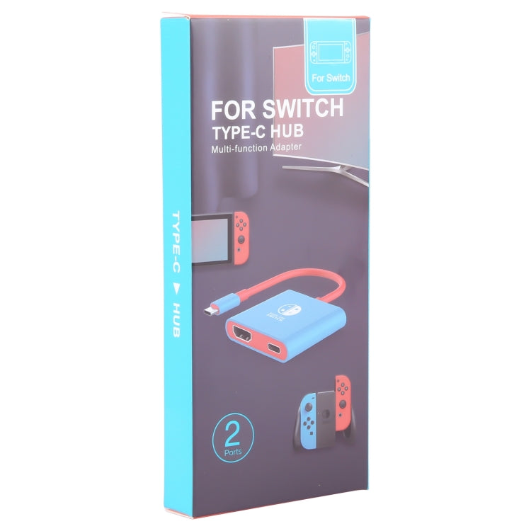 2 in 1 USB-C / Type-C to HDMI + USB-C / Type-C Video Converter for Switch / Steam, For Switch / Steam Type-C