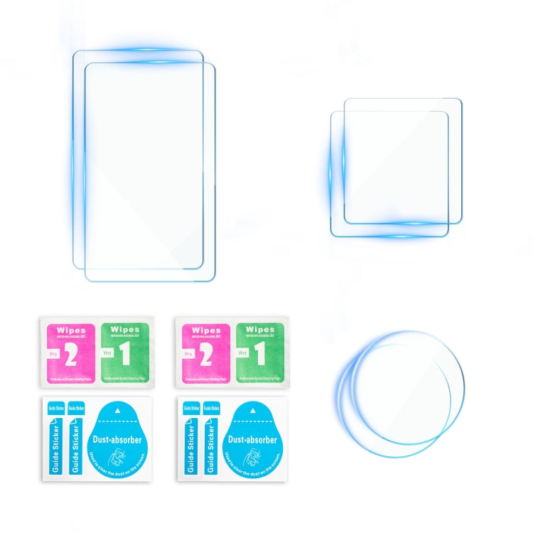 STARTRC 3 in 1 Lens Protector Front and Rear Screen Tempered Glass Films, For DJI Osmo Action 5 Pro