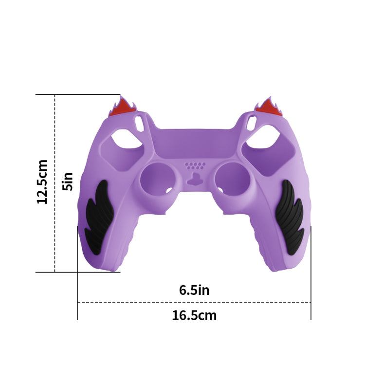 Flame Silicone Gamepad Protective Case, For Sony PS5