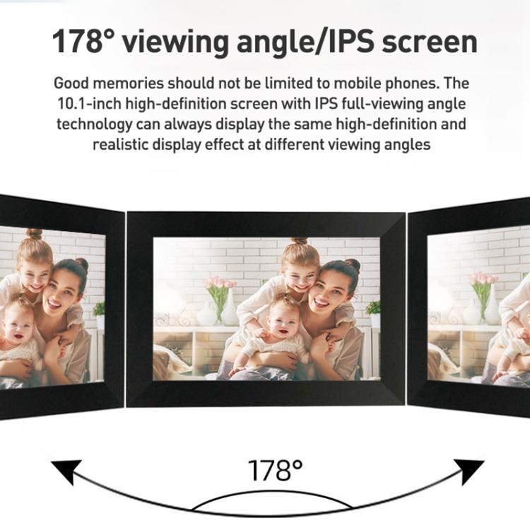 xclt1010 10.1 inch IPS Display Honeycomb Pattern WiFi Cloud Photo Frame, RK3126C Quad Core up to 1.5GHz, 1GB+16GB, AU Plug, US Plug, EU Plug, UK Plug