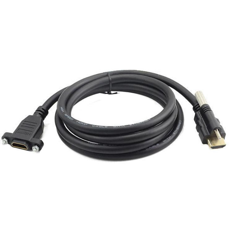 HDMI to HDMI Fixed Panel HD Extension Cable, Length: 1.5m, HDMI to HDMI, Length: 1.5m