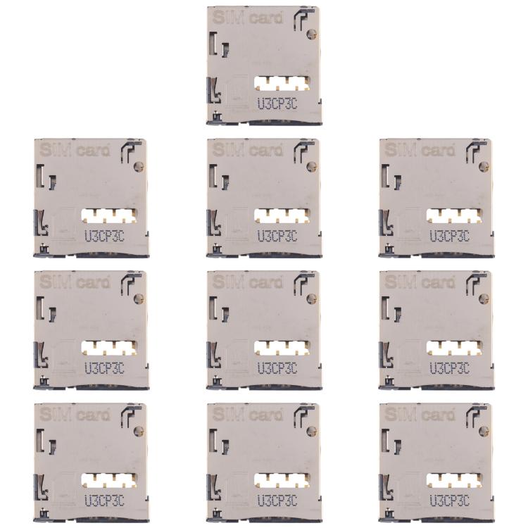 10pcs Original SIM Card Reader, For Galaxy S24 Ultra SM-S928, For Galaxy S24+ SM-S928, For Galaxy S24 SM-S921, For Galaxy S23 Ultra 5G SM-S918, For Galaxy S23+ 5G SM-S916, For Galaxy S23 5G SM-S911, For Galaxy S22 Ultra 5G SM-S908...