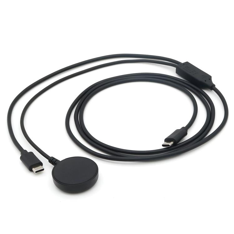 20V 3A 60W 2 in 1 Magnetic Charging Cable, Length: 1.5m, For Samsung Watch Series / Type-C Port Phone