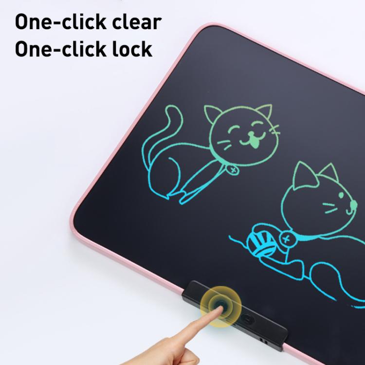 Rechargeable Children Graffiti LCD Drawing Board, 16 inch Pink / Color Writing, 16 inch Pink / Green Writing, 16 inch Black / Color Writing, 16 inch Black / Green Writing, 16 inch Yellow / Color Writing, 16 inch Yellow / Green Writing