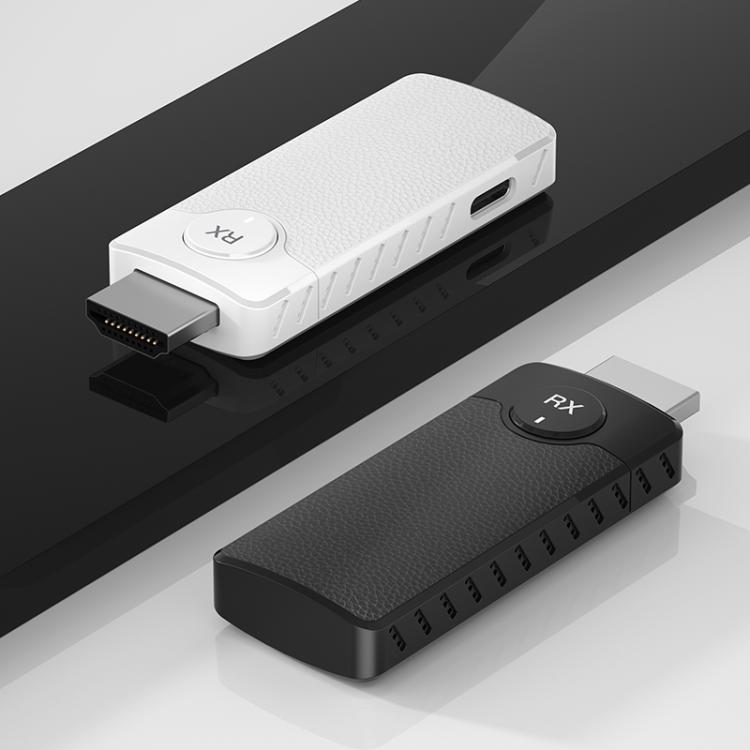 Q50 Leather Texture Wireless HDMI Video Transmitter and Receiver Extender Adapter, Leather Texture