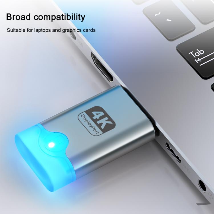 DOONJIEY DisplayPort Interface Graphics Card Spoofer Display Emulator Virtual Monitor with Indicator Light, DisplayPort Interface