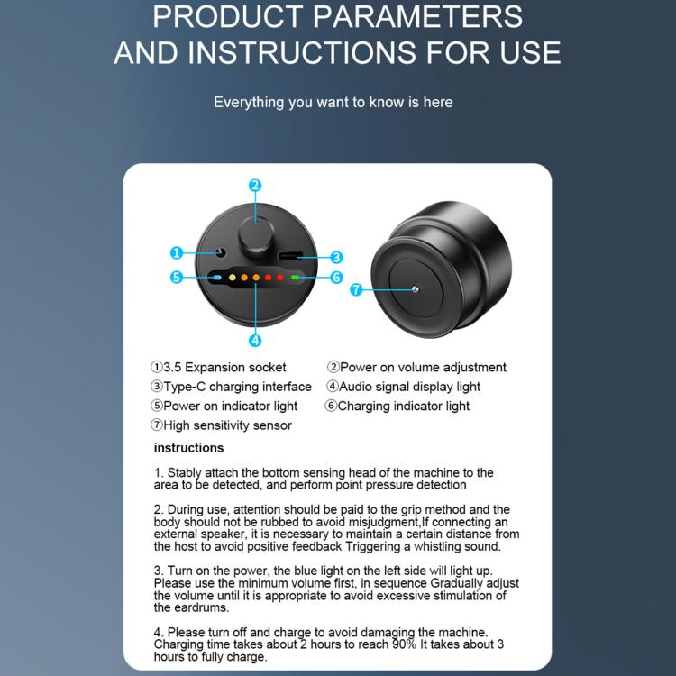 F03 Pipeline Leakage Detector, F03