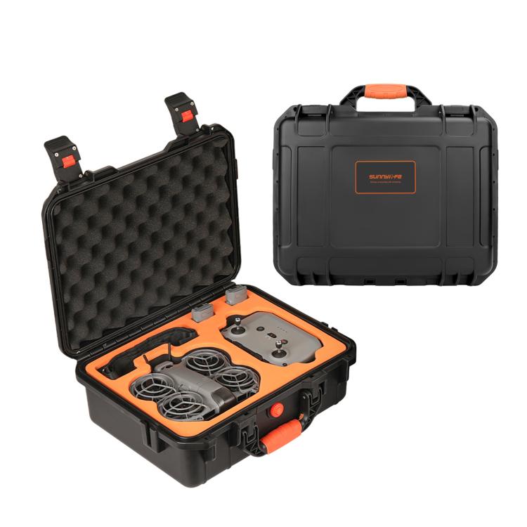 For DJI Neo 2 Sunnylife Hard Travel Shell Waterproof Shock-proof Box, Motion Fly More Combo, Fly More Combo
