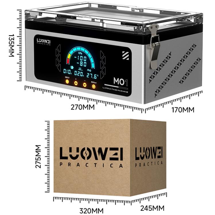 LUOWEI LW-MO1 11.5inch Intelligent Digital Display Laminating Machine, US Plug