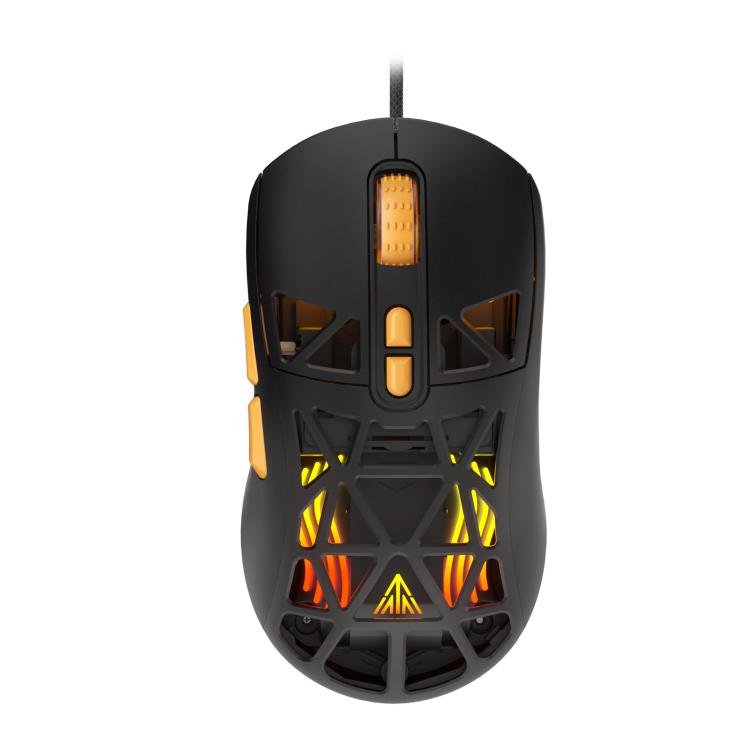 SOLAKAKA SM901 Hollow RGB Light Wired Gaming Mouse, SM901