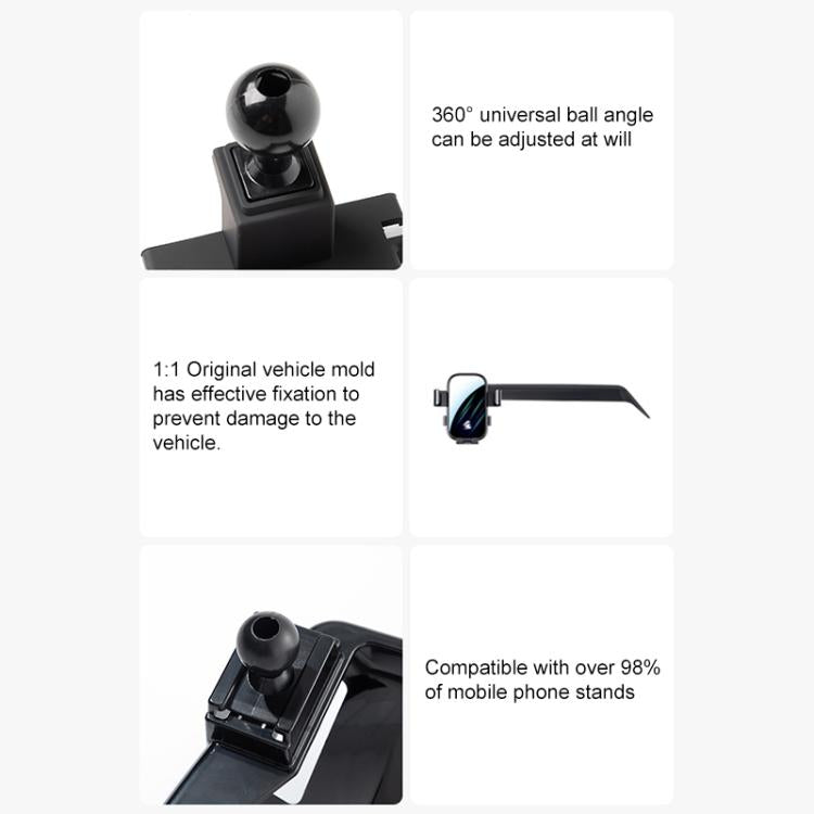 Car Screen Phone Holder Mount with Extension Arm, For Changan Lantuozhe 23-25 12.3 inch, For Changan NEVO A07 23-26 15.4 inch, For Changan Eado DT 18-22 10.25 inch, For Changan Lamore 2023 13.2 inch, For Changan Lumin 22-25 10.25 inch