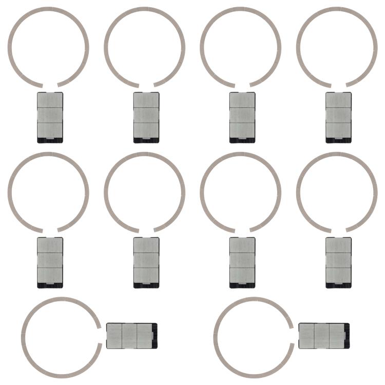 10set Wireless Charging Magnet, For iPhone 17 Pro Max, For iPhone 17 Pro, For iPhone 17, For iPhone Air