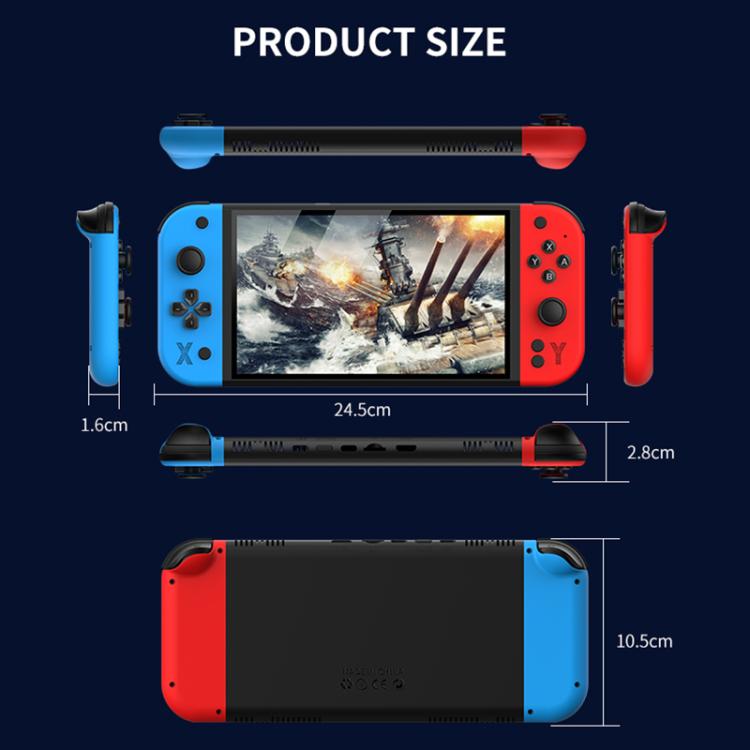 G90 7-inch IPS HD Handheld Game Console Supports 30+ Emulators, 64G