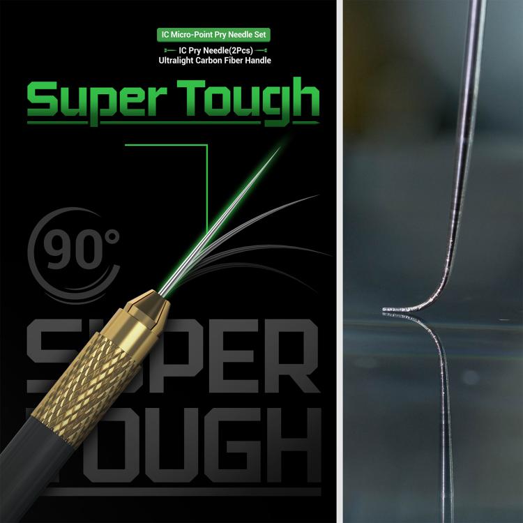 2UUL SC88 Non-Magnetic Precision Solder Control IC Micro-Point Pry Needle Set, 2UUL SC88