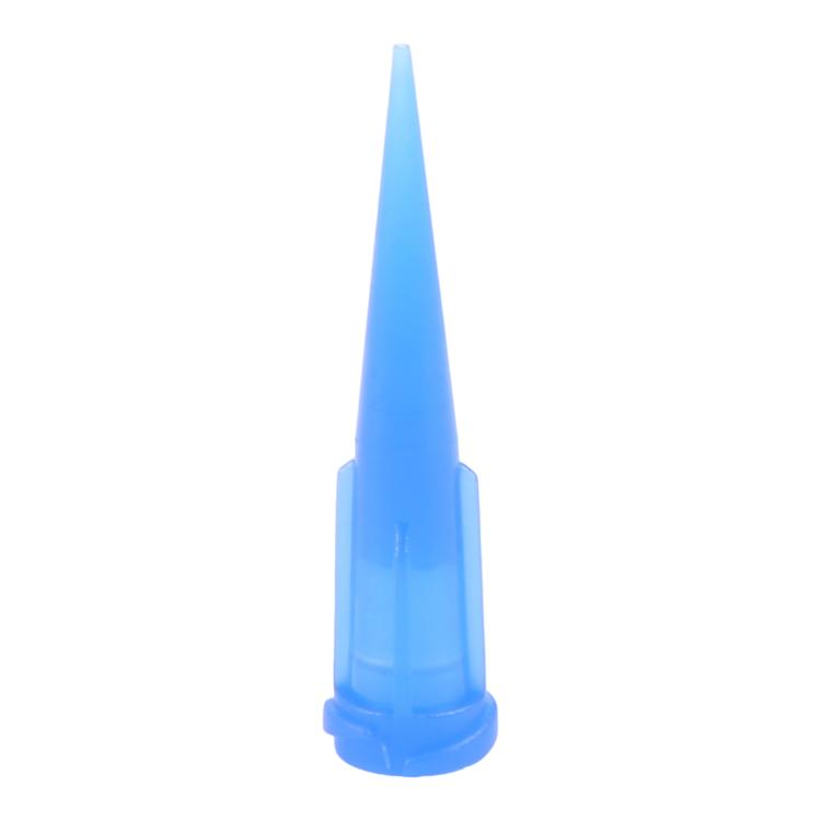 100pcs Blue Plastic Dispensing Needle Tips