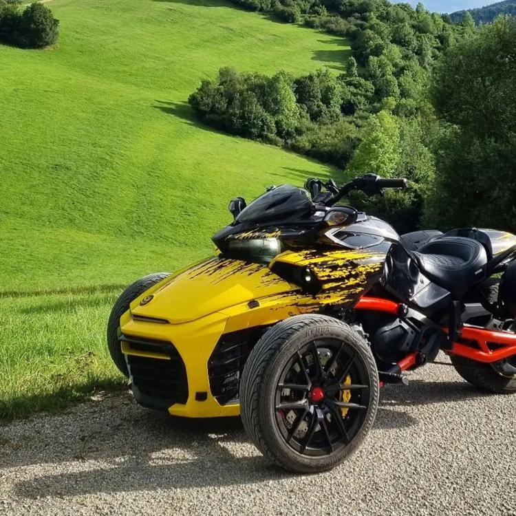 CAM-009 Smoked Finish Spoiler Dashboard Cowl For Can-Am Spyder F3 / F3-S 2015-2024, CAM-009