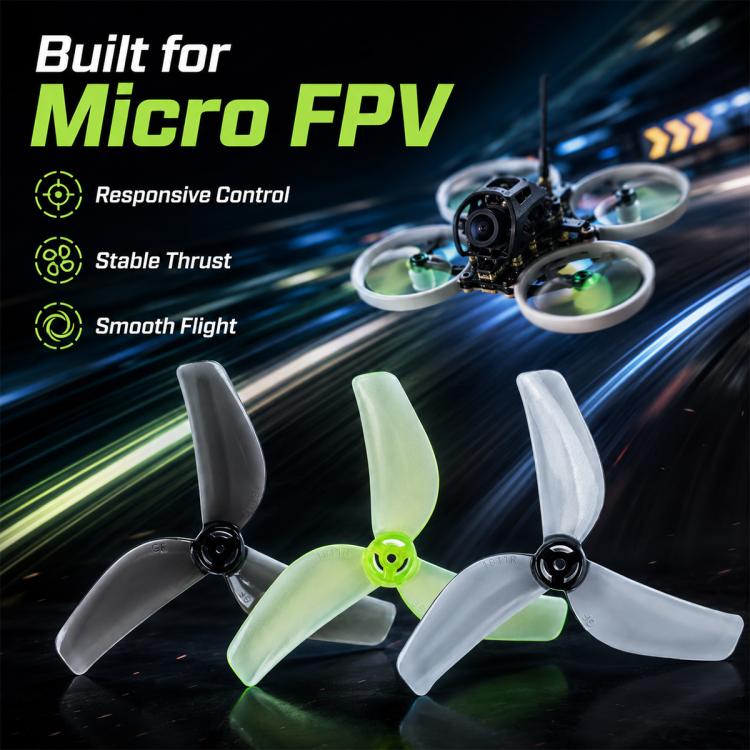 Gemfan 1811 3-Blade Propellers 1.5mm Shaft for BETAFPV Meteor75 Pro Quadcopter