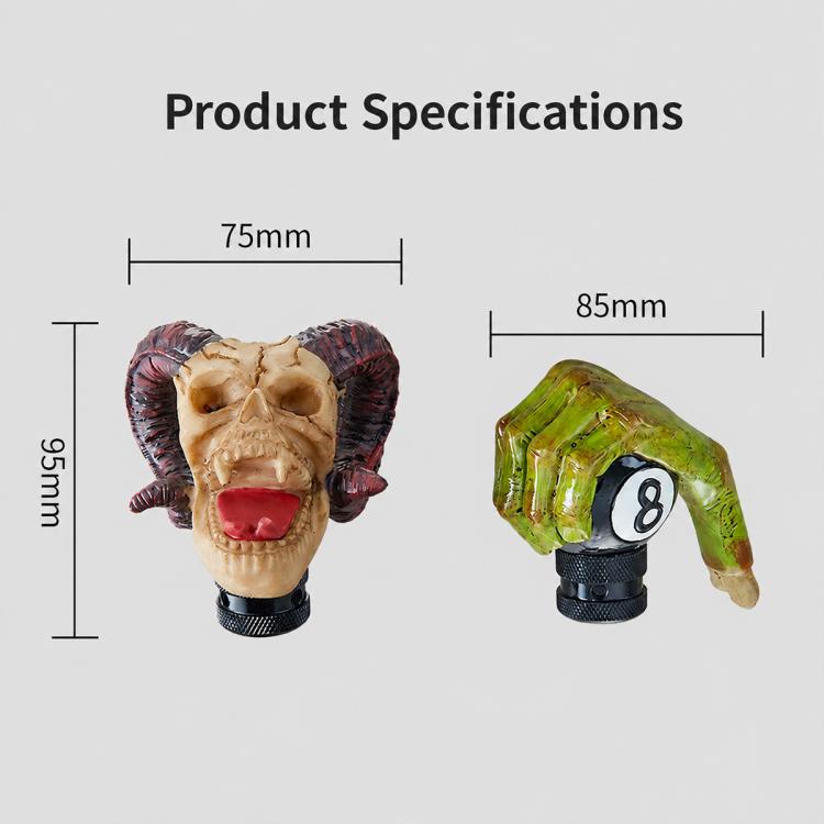 Car Customized Modified Manual / Automatic Gear Shift Knob, Ram Head, Hand