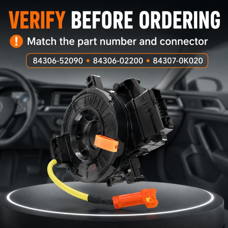Car Steering Wheel Airbag Clock Spring Spiral Cable 84306-52090, For Toyota Hilux 2004-2015