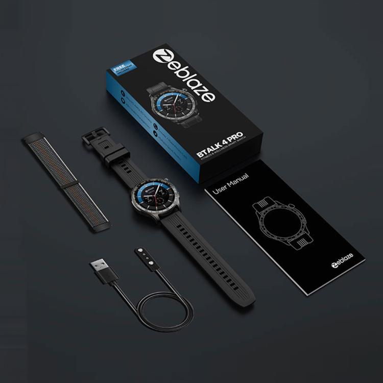 Zeblaze Btalk 4 Pro 1.43-inch AMOLED Screen Fitness & Wellness Smart Watch