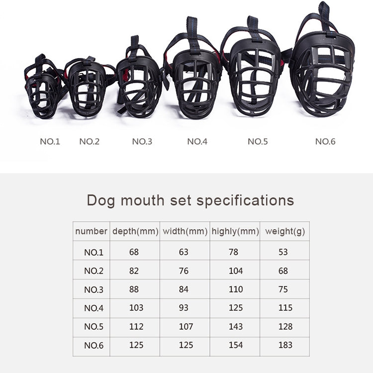 Dog Muzzle Prevent Biting Chewing and Barking Allows Drinking and Panting, Size: 6.8*6.3*7.8cm, Size: 6.8*6.3*7.8cm