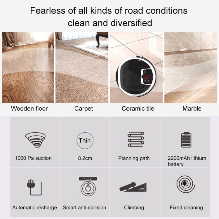 FD-3RSW(IIB)CS 1000Pa Large Suction Smart Household Vacuum Cleaner Clean Robot, FD-3RSW(IIB)CS